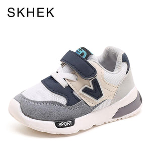 SKHEK Kids Shoes for Boys Girl Children Casual Sneakers Baby Girl Air Mesh Breathable Soft Running Sports Shoe Pink Silver