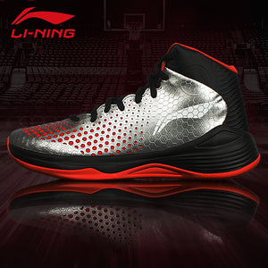 Li-Ning Print Street Men's Basketball Shoes Cushioning Breathable Stability Professional Sneakers Sports Shoes ABPL019