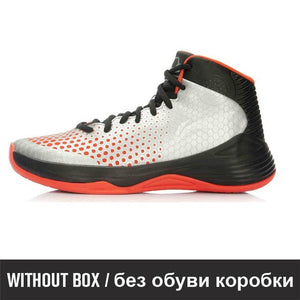Li-Ning Print Street Men's Basketball Shoes Cushioning Breathable Stability Professional Sneakers Sports Shoes ABPL019
