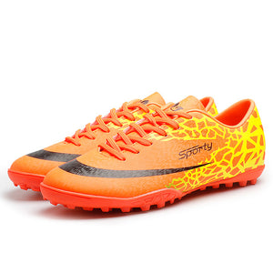 Men Outdoor Soccer Shoes Hard Court Trainer Sports Sneakers Futsal Shoes Kids Football Boots Child Soccer Cleats Free Shipping