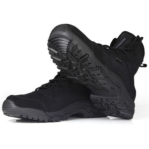 FREE SOLDIER Outdoor Sports Tactical Camping Shoes Men's Boots For Climbing Breathable Lightweight Mountain Boots Hiking Shoes