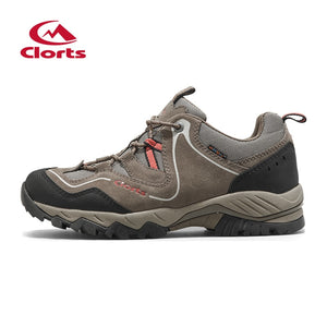 Clorts Outdoor Shoes Men Cow Suede Hiking Shoes Breathable Trekking Shoes Waterproof Climbing  HKL-826D/G