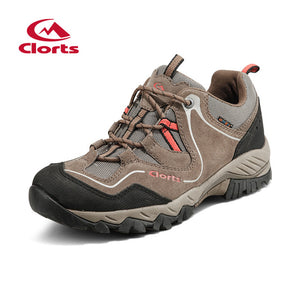 Clorts Outdoor Shoes Men Cow Suede Hiking Shoes Breathable Trekking Shoes Waterproof Climbing  HKL-826D/G