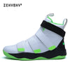 Zenvbnv New Lebron James Professional Basketball Shoes Men Sport Sneakers Mens Breathable Air Zoom Cushion Hook Loop Male Shoes