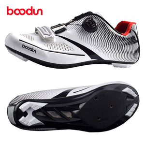 BOODUN 2018 Ultralight  Self-Locking Pro Men's Cycling Shoes Road Bike Triathlon Shoes Bicycle Lock Sneakers Zapatillas Ciclismo
