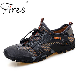 Men Outdoor Sneakers Breathable Men's Hiking Shoes Man Sports Outdoor Climbing Shoes Sandals Summer Trekking Water Shoes