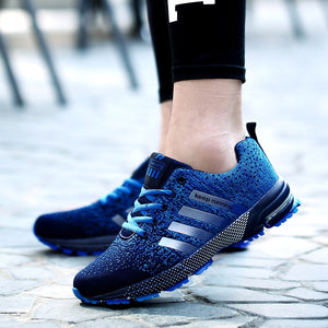 2018 hot sale adult Breathable sports shoes men women outdoor Athletic Training light running shoes for male Comfortable sneaker