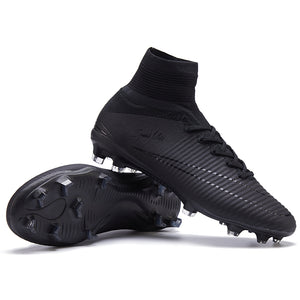 FANCIHAWAY 2018 Men Soccer Shoes FG Outdoor Kids Football Boots Professional Superfly VI High Top Original Cleats Wholesale