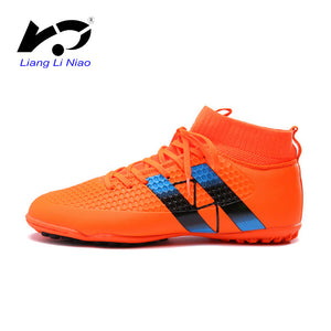 High Quality Men Soccer Cleats Professional TF High Ankle Football Boots Superfly Original Indoor Soccer Shoes Crampon Football